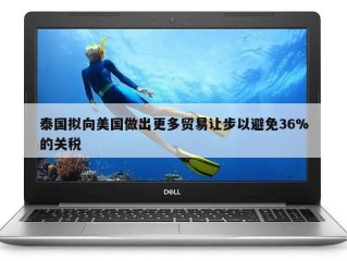 泰国拟向美国做出更多贸易让步以避免36%的关税