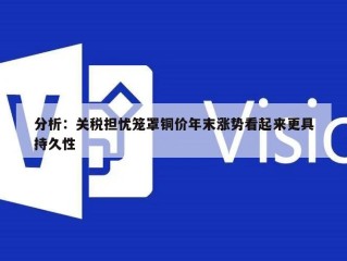 分析：关税担忧笼罩铜价年末涨势看起来更具持久性